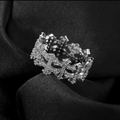 Silver Cross Luxe Ring