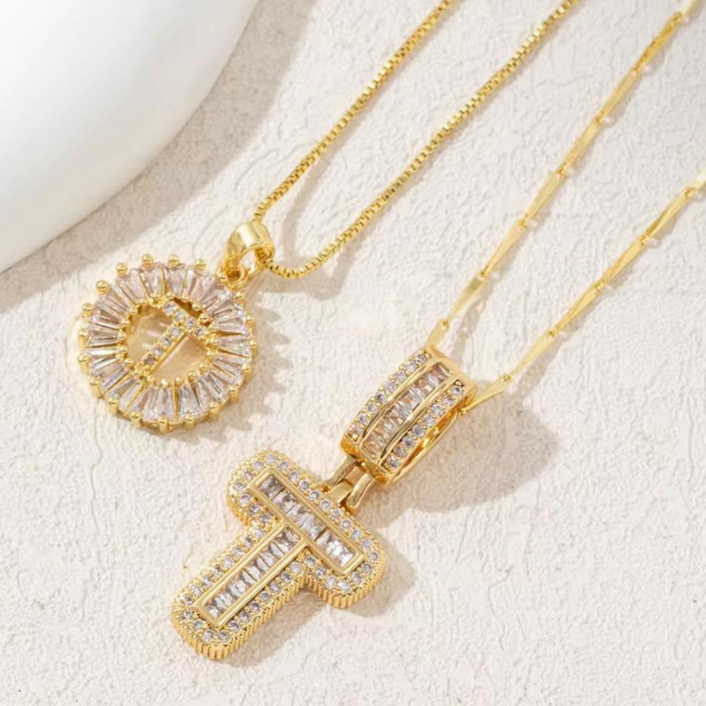 Luxe Pendant Initial Necklace