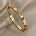 Golden Bloom Bangle