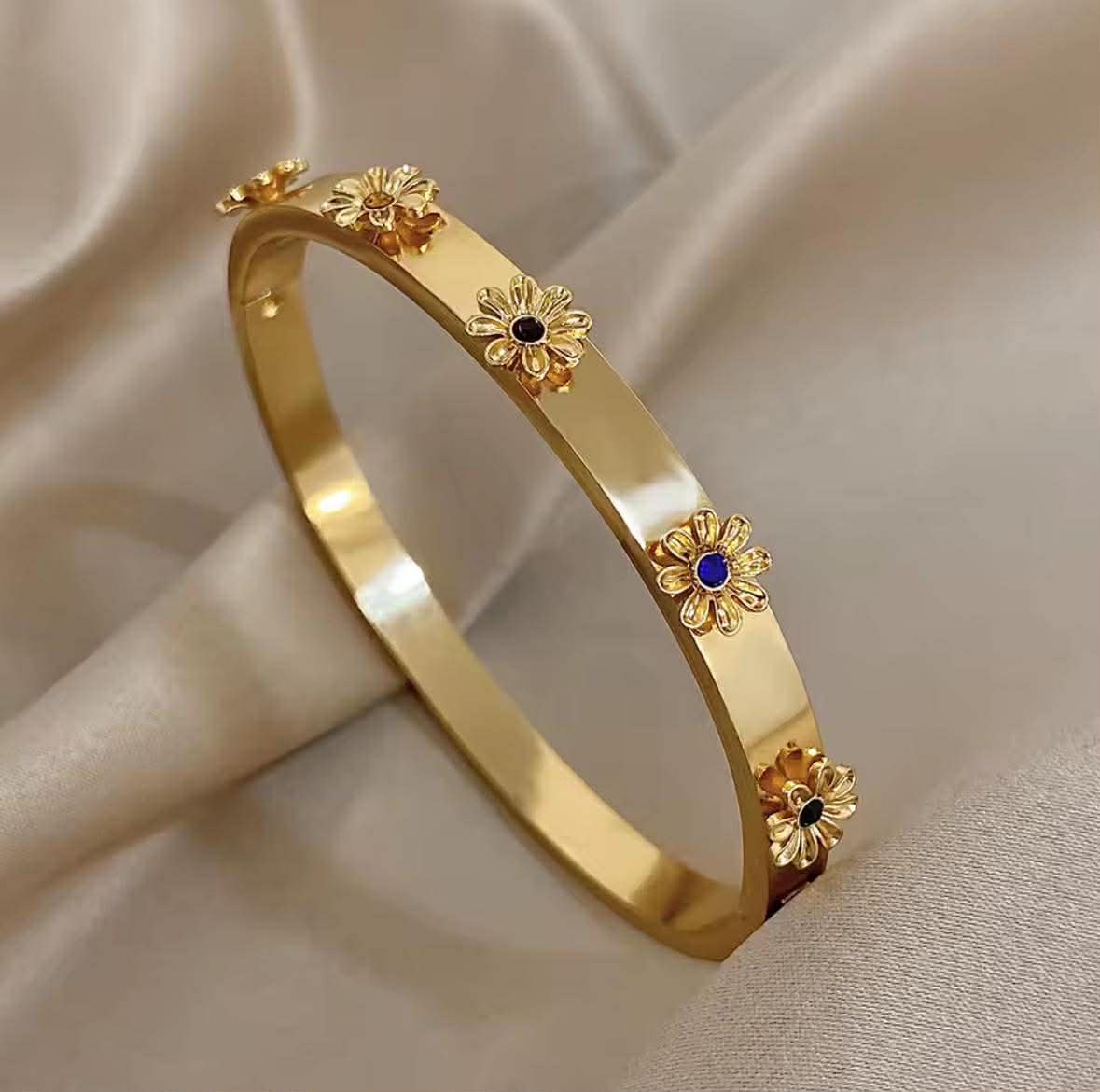 Golden Bloom Bangle