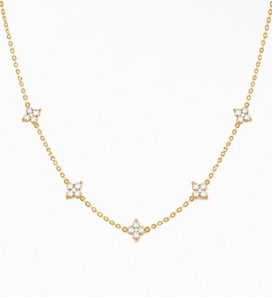 Diamond Bloom Necklace