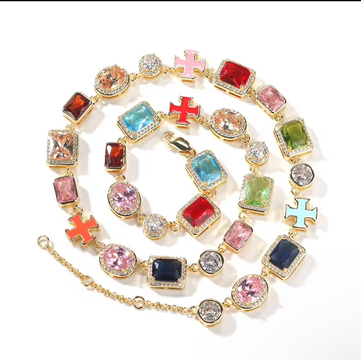 Gemstone Garden Necklace